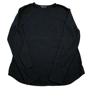 ✨2/$25 Nova Industries Men's Black Long Sleeve Crew Neck TShirt